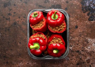 Chilli con Carne Stuffed Capsicums
